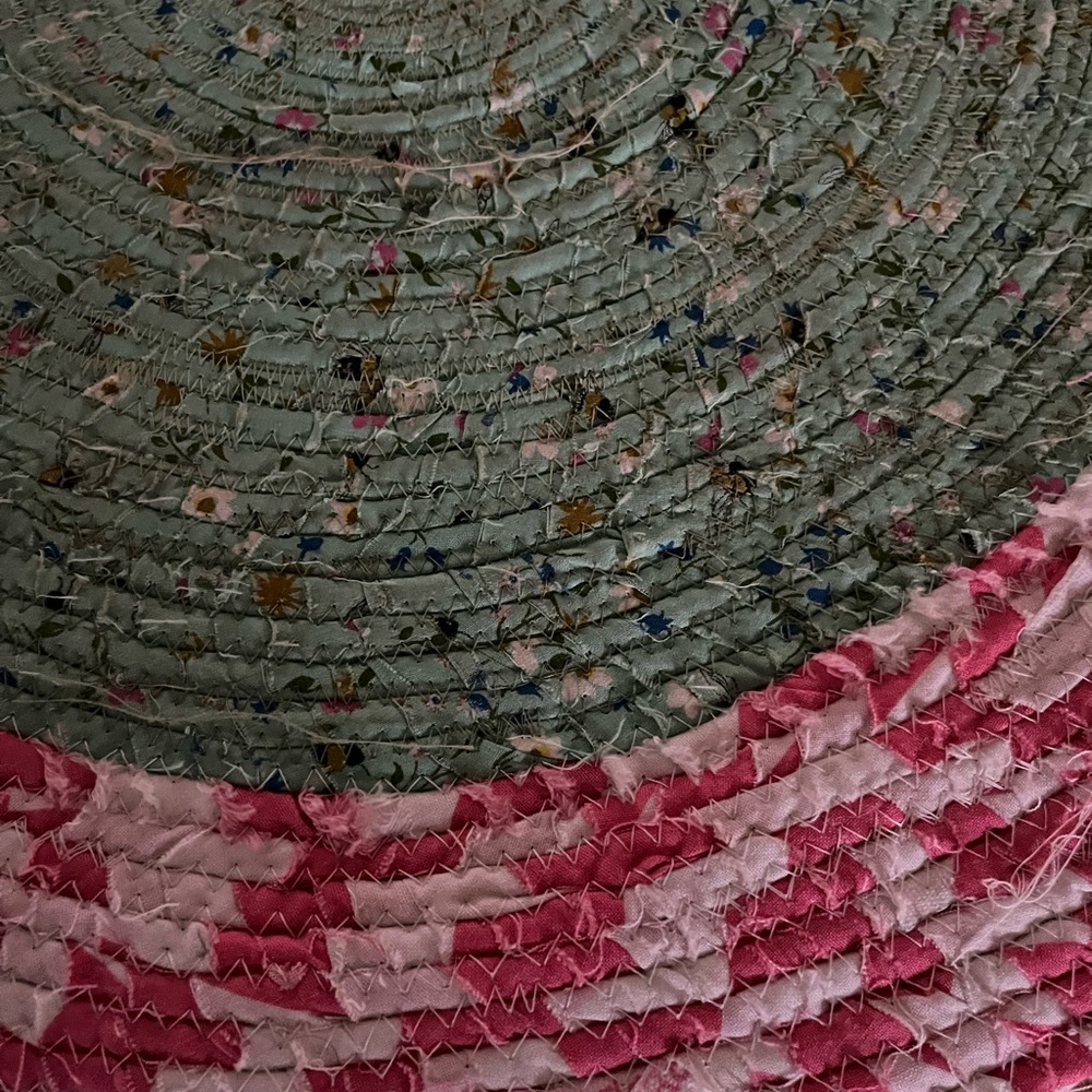 Handmade rope rug